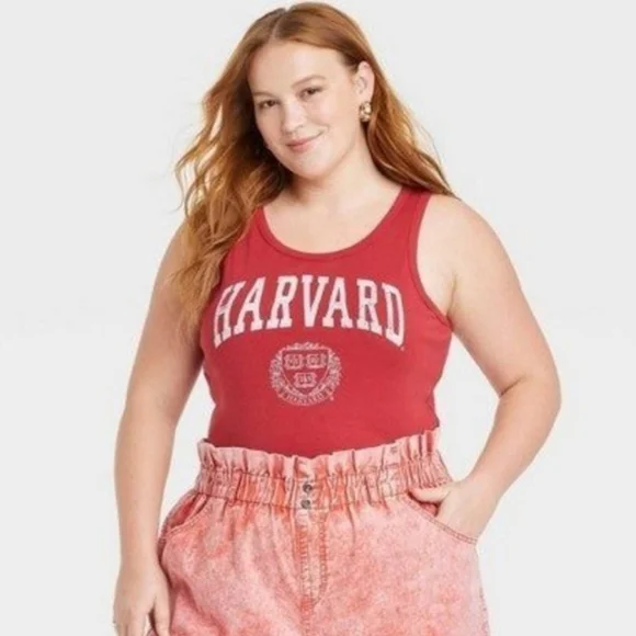 Harvard Women's Sleeveless Tank Top - Officially Licensed, Thai Blend, Lightweight, With Emblem - View #9